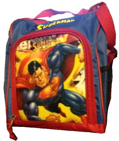 Superman backpack and lunch bag